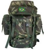 Mochila PQD Camuflada - Bandeira do Brasil