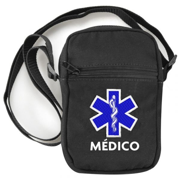 Shoulder Bag preta - médico