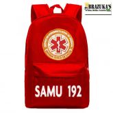 Mochilas Samu 192 vermelha