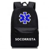 Mochila preta Socorrista